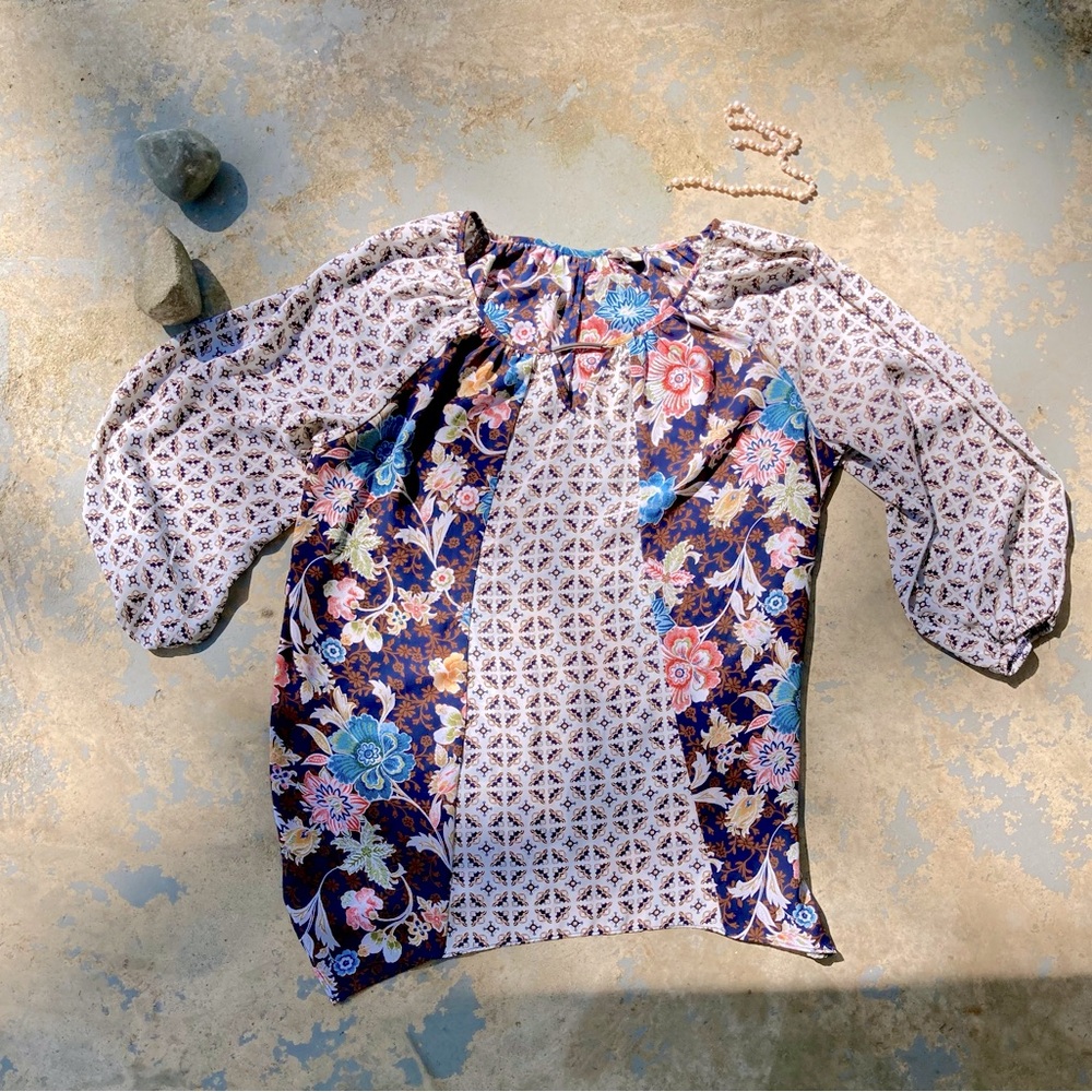 Women's Plus Size Cato Peasant-Style Blouse